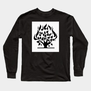 Burning Tree Long Sleeve T-Shirt